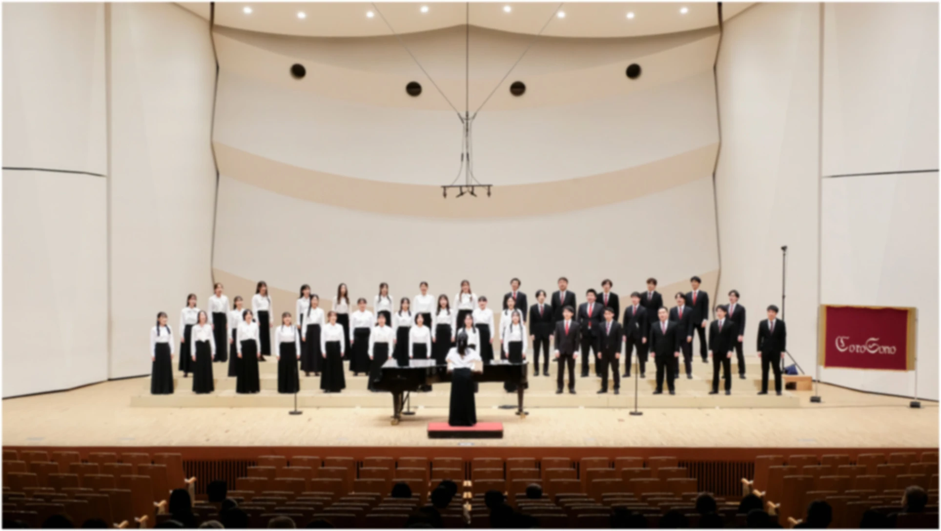 コーロ・ソーノ合唱団の本番ステージ