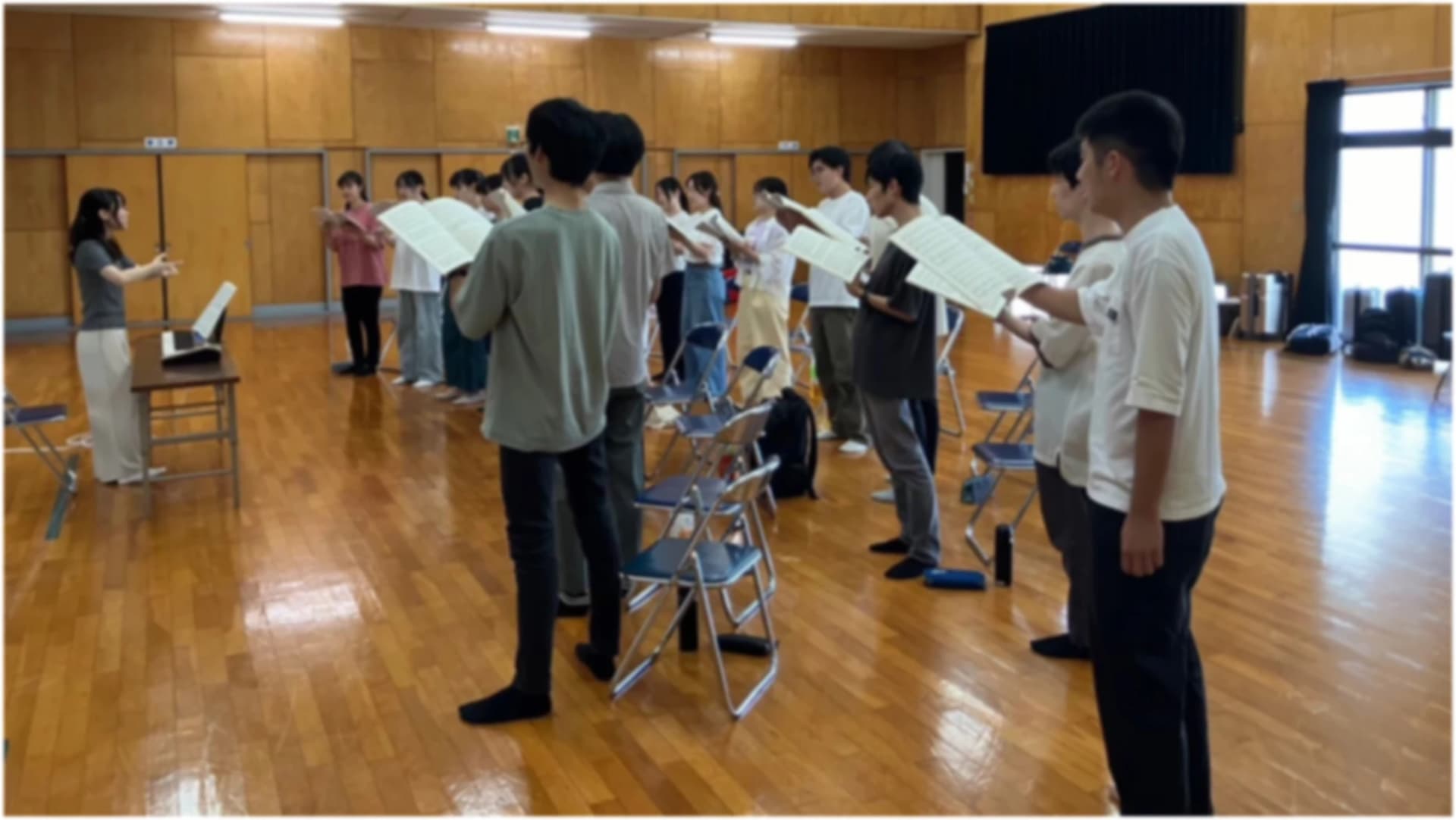 コーロ・ソーノ合唱団の練習風景